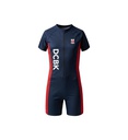 DCBK Unisex Short-Sleeve One-Piece Swimsuit