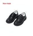 Plain-Toe Dress Shoes (Leather Upper / Hook-and-Loop)
